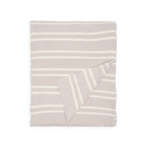 Barefoot Dreams CozyChic Double Stripe Throw Blanket