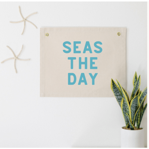 Seas the Day (mustard yellow - 24x30)