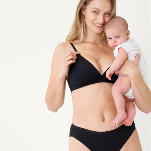 MOMANDA Women's Inbarely® Crossover Nursing Bralette