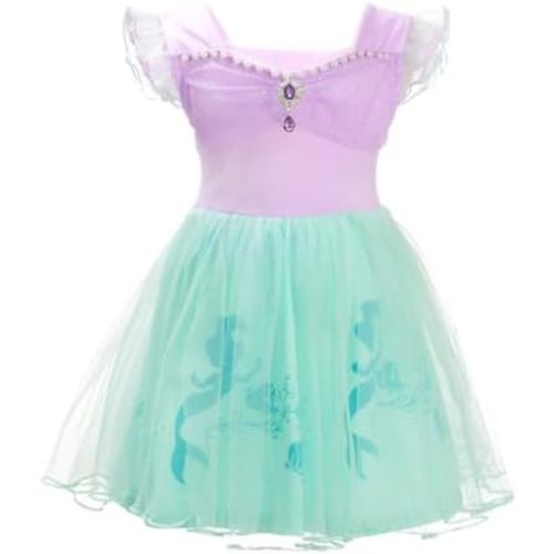 Dressy Daisy Princess Dress Up Clothes Halloween Fancy Party Tulle Skirt Summer Outfit for Baby & Toddler Girls