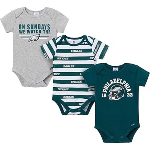 Gerber NFL Baby-Boys NFL 3-pack Onesie Bodysuit