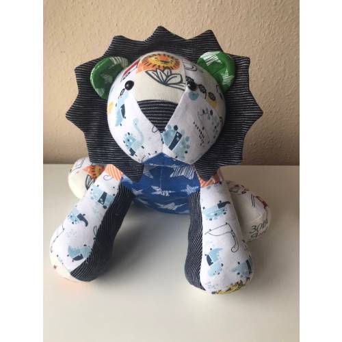 Keepsake Memory Lion from your Baby Clothes
