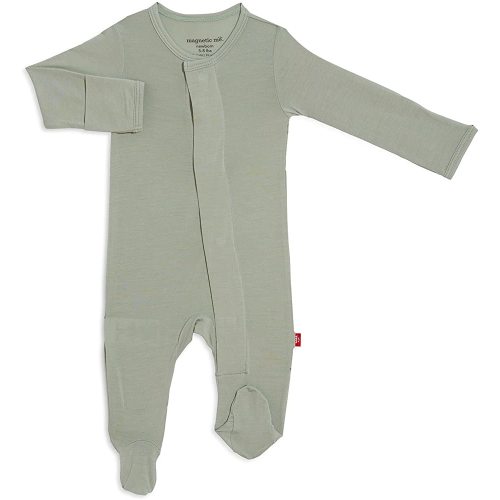 Magnetic Me Footie Pajamas, Sea Foam, 0-3M