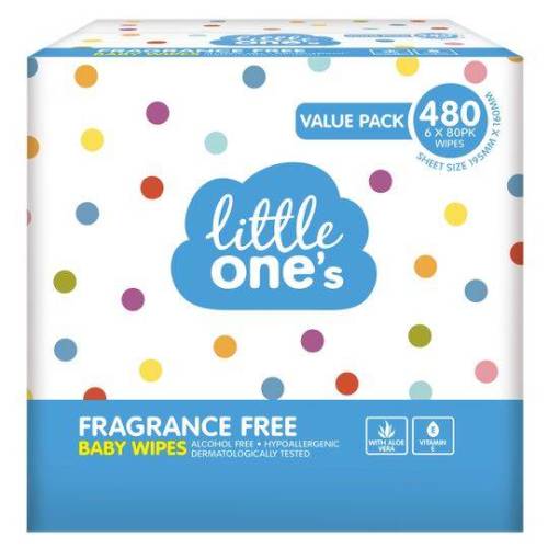 Little One's Baby Wipes  480 pack