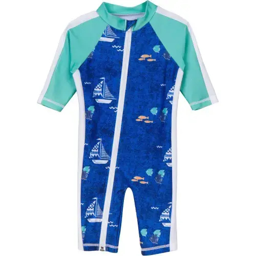 Sunsuit - Long Sleeve Romper Swimsuit | "Captain Kid"
