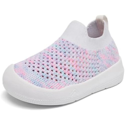 Eashi Baby Boy Girl Non-Skid Indoor Infant Walking Shoes Breathable Warm Elastic Sock Shoes with Memory Sole Protect Toes Outdoor Sneakers