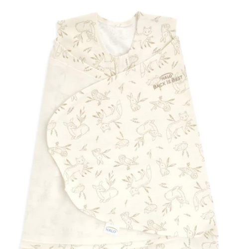 100% Cotton Baby Swaddle Forest Lullaby | Newborn | HALO US