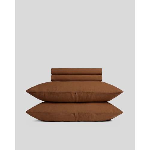 Linen Sheet Set - Tobacco F/Q – Parachute Home