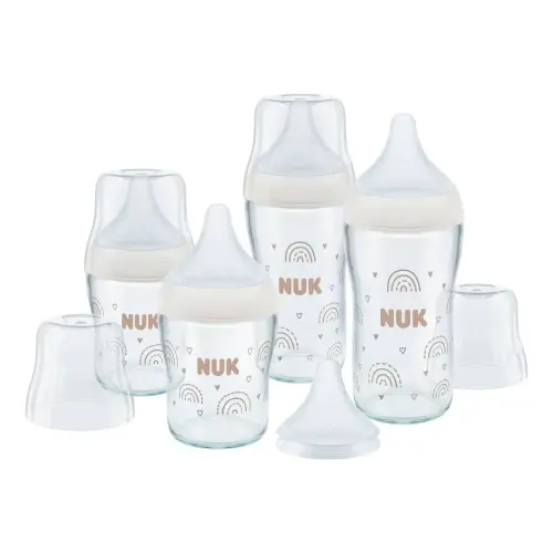 NUK Perfect Match Glass Bottle Set 4pk