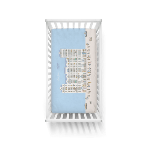 Crib Fitted Sheet - Bergdorf Goodman