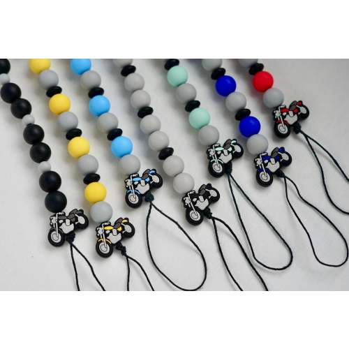 Motorcycle Pacifier Clip/Newborn Pacifier Clip/ Baby Shower Gift/ Pacifier Holder/ Baby Pacifier Clip/ Boy Pacifier Clip