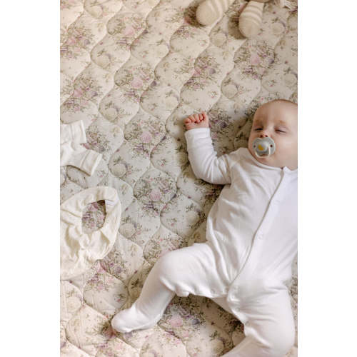 Antique Rose Quilted Playmat