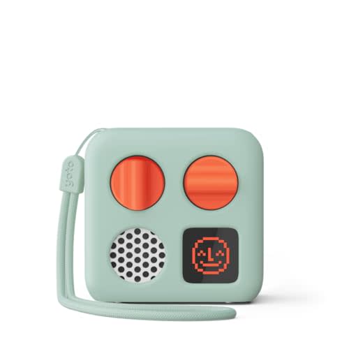 Yoto Mini (2024 Edition) + Adventure Jacket in Frog Soup (Green) Bundle - All-in-1 Travel Device for Stories Music Podcast Radio White Noise Ok-to-Wake Alarm Clock, Use as Speaker or with Headphones
