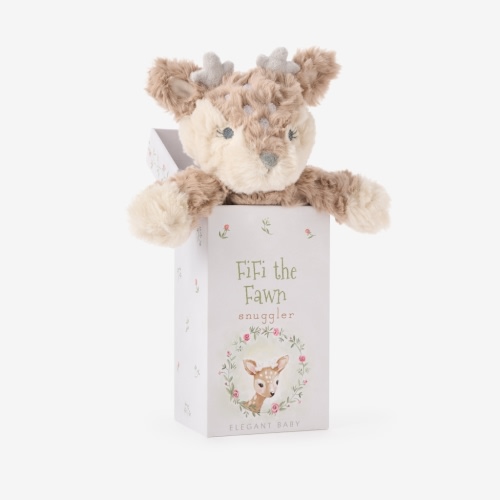 Fifi the Fawn Snuggler Plush Security Blanket w/ Gift Box – Elegant Baby