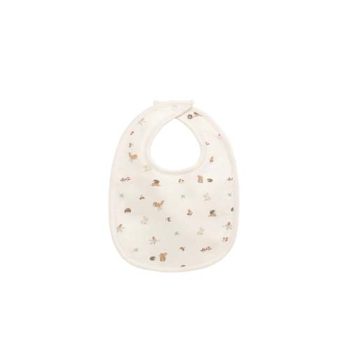Organic Cotton Bib - Forest Gathering – Jamie Kay USA