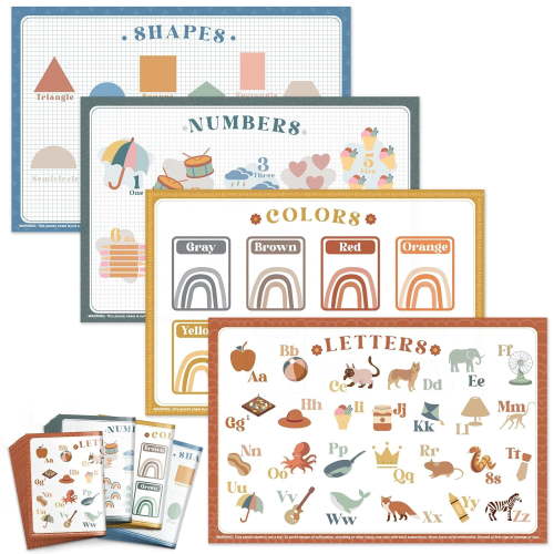 Disposable baby table mats, 40 pieces, sticky toddler table mats, suitable for restaurants, dining tables, parties, travel, size 12