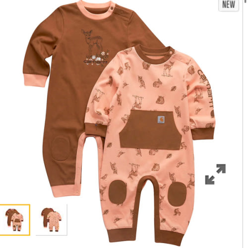 Girls' 2-Piece Long Sleeve Coverall Set (Baby) | Kids' Sets | Carhartt
