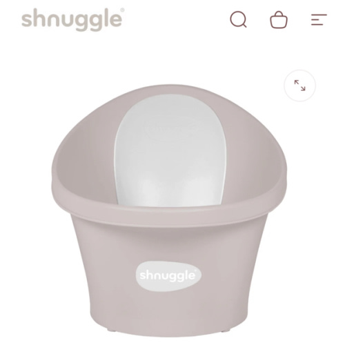 Shnuggle Baby Bath – Newborn Support Bathtub with Bum Bump & Foam Backrest – Shnuggle USA