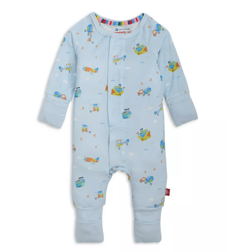 Boys' You Haul Magnetic Convertible Coverall - Baby