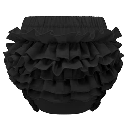 Olreco Baby Bloomers Diaper Covers for Girls Ruffle Bloomers for Toddler Girls Diaper Cover Baby Girl Shorts Infant Underwear