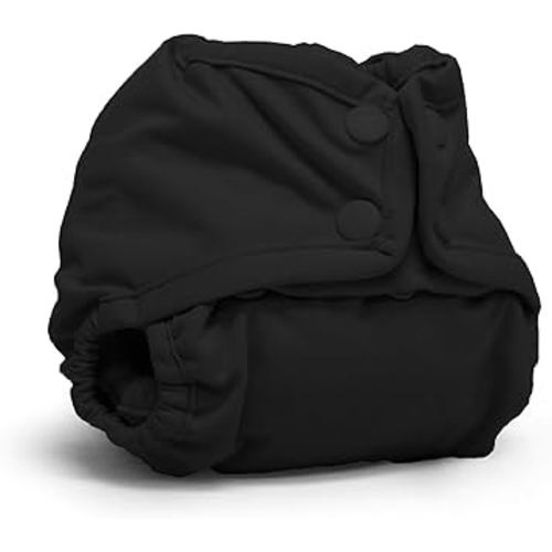 Kanga Care Rumparooz Double Leg Gusset Reusable Cloth Diaper Cover Newborn Snap | Phantom 4-15 lbs