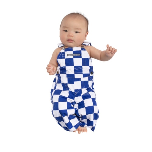 AH | Royal and White Infant Game Bibs | Alumni Hall