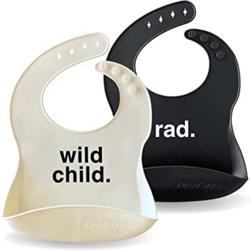 Silicone Feeding Bibs | Dishwasher Safe. Waterproof. Adjustable.
