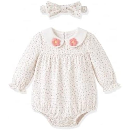 Renotemy Baby Girl Outfit Fall Newborn Girls Bubble Clothes Preemie-12Month