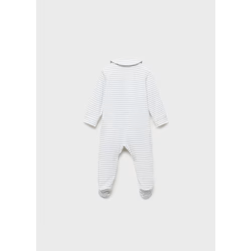 Striped bodysuit pyjamas - Kids | MANGO USA