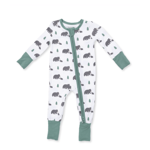 Convertible Romper in Black Bears