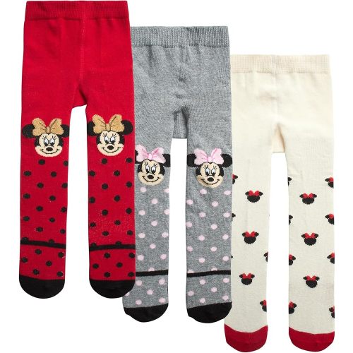 Disney Baby Girls' Minnie Mouse Leggings Tights - Stockings Pantyhose - Leggings for Baby Girls for Newborns/Infants (0-24M)