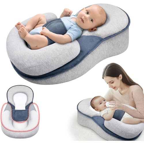 Baby Lounger Co‑Sleeper for Bed, Portable Baby Nest Baby Bed, Breathable Bassinet for Baby in Bed, Travel Bed Bassinet, Adjustable Infant Rest Nest
