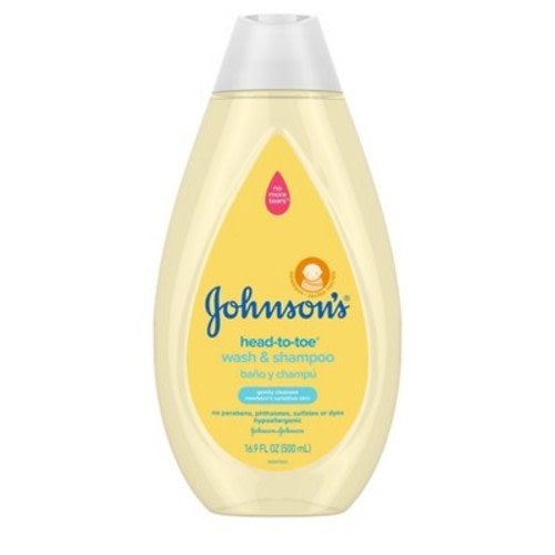 Johnson's Head-To-Toe Baby Wash and Shampoo - 16.9 fl oz