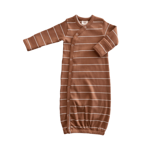 Saddle Stripe Ribbed Gown – With Love, Poppy