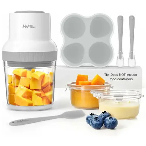 Baby Food Maker, HEYVALUE 13-in-1 Food Processor Set, Fruit, - TikTok Shop