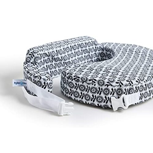 My Brest Friend Original Nursing Pillow for Breastfeeding, Nursing and Posture Support with Pocket and Removable Slipcover, Midnight Poppy