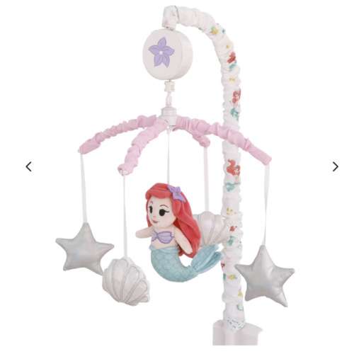 Disney Ariel Watercolor Wishes Aqua, Pink and Orange, Seashells and St – NoJo Baby & kids