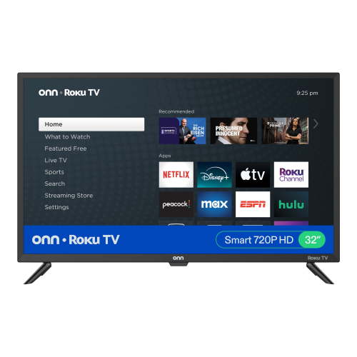 Free Shipping! Onn+ 32 Inch HD (720P) LED Roku Smart TV, 720p Resolution, Stream 500,000+ Channels