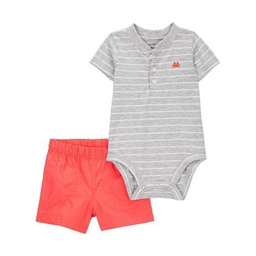 Baby Boy Carter's 2-Piece Striped Bodysuit & Pull-On Short Set