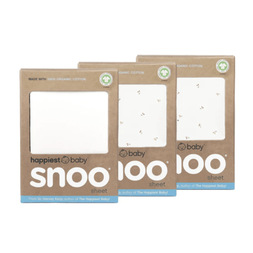 100% Organic Cotton Baby Bassinet Sheets for SNOO