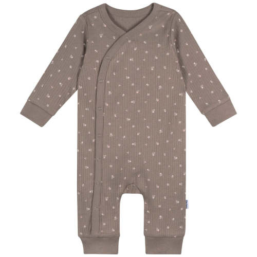 Baby Girls Brown Flowers Footless Pajamas – Gerber Childrenswear