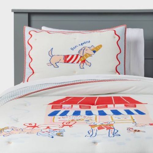 Twin Patisserie Scene Kids' Comforter Set - Pillowfort™