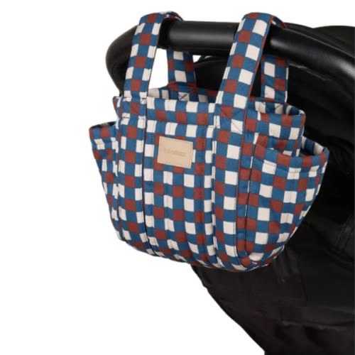 Hyde Park Mosaic stroller organizer bag | Blue