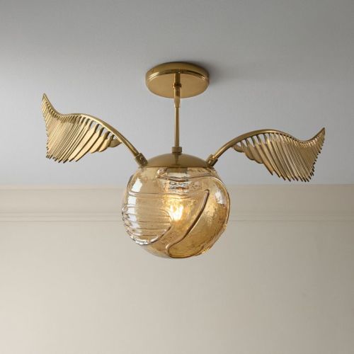 Harry Potter™ Golden Snitch™ Glass Globe Pendant - Lighting