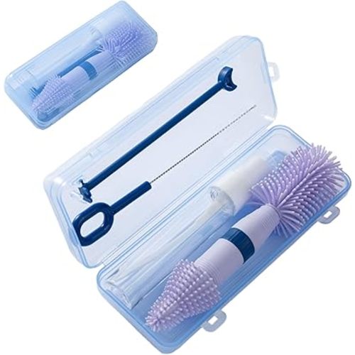 Small Silicone Baby Bottle Brush for Newborn Anti-Colic Baby Bottles
