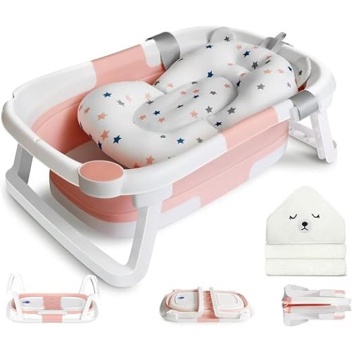 Collapsible Baby Bathtub for Newborns