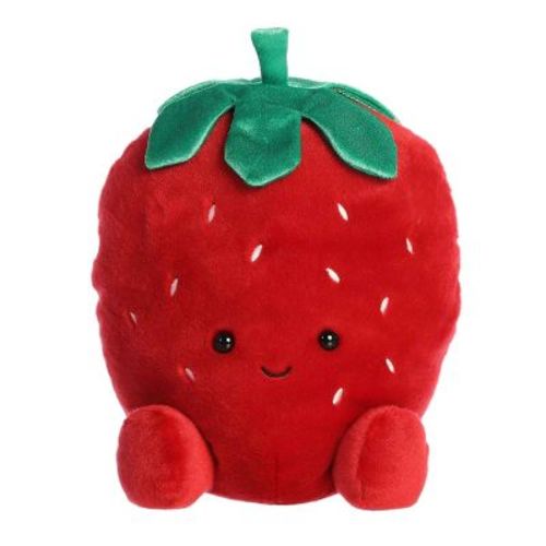 Aurora Medium Party Sized Juicy Strawberry Palm Pals Adorable Stuffed Animal Red 11.5"