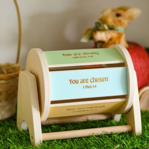 Devotion Drum Spinning Drum Toy, Catholic Toy, Educational Toy, Nursery Decor, Religious Baby Gift, Montessori Baby Toy - Etsy