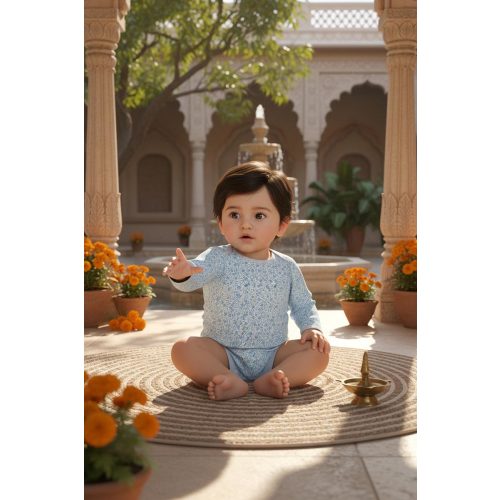 Baby's Bodysuit | Malibu Blue Shell We