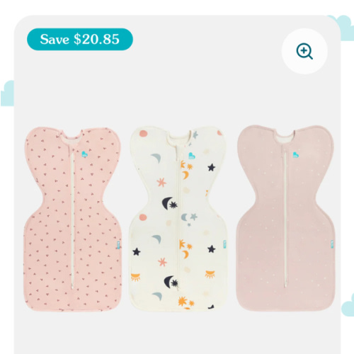 Swaddle Up Starter Bundle 1.0 TOG | Blush Cherries | Buff Lunar | Pink Twinkle